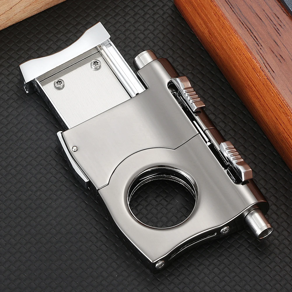 Cigar Punch,Cigar Drill Metal Stainless Steel Portable Cigar Opener