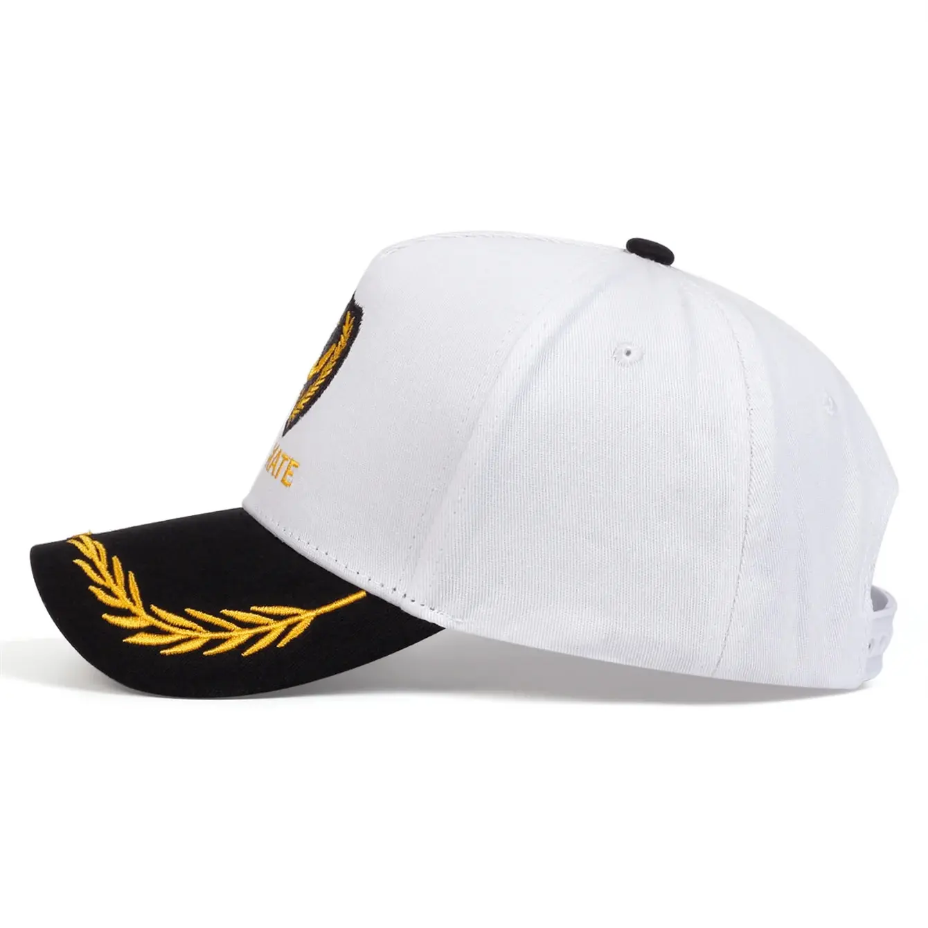 Baseball Caps Unisex CAPTAIN/FIRST MATE Letter Embroidery Spring and Autumn Outdoor Adjustable Casual Sunscreen Hat