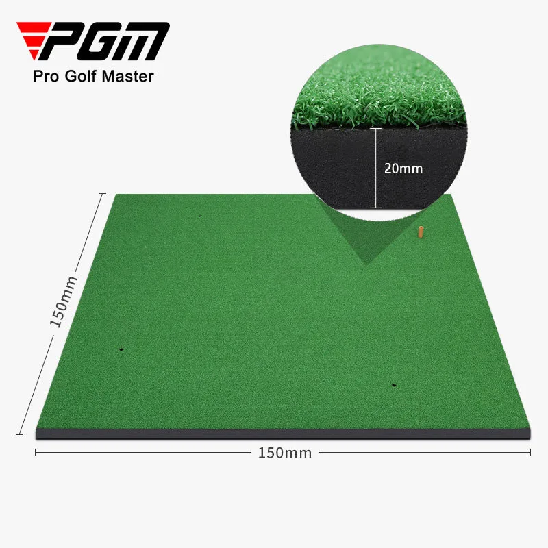 PGM Golf Practice Grass Mat With Tee 1.5*1.5cm thickness 1cm and 2cm Outdoor Indoor Training Hitting Pad Backyard DJD002 5