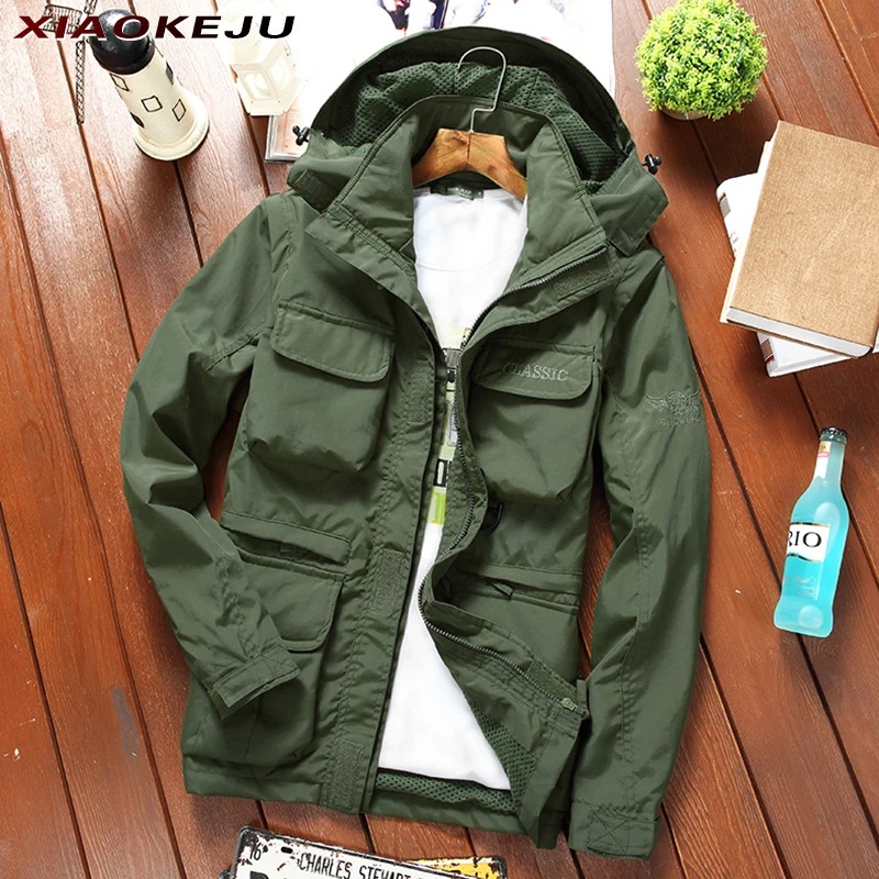 Men's Clothing for Men Parkas Jackets Motorcycle Jacket Winter Coat Male Man Varsity Spring New Coats & Anorak Overcoat Fashion