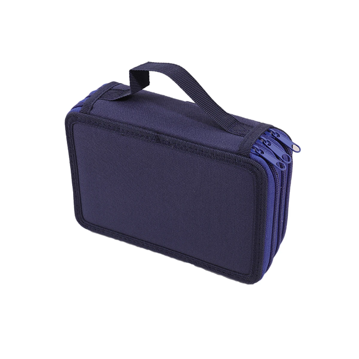 Multi-Layer Large Capacity Pencil Case with Handle - Organized Storage Solution