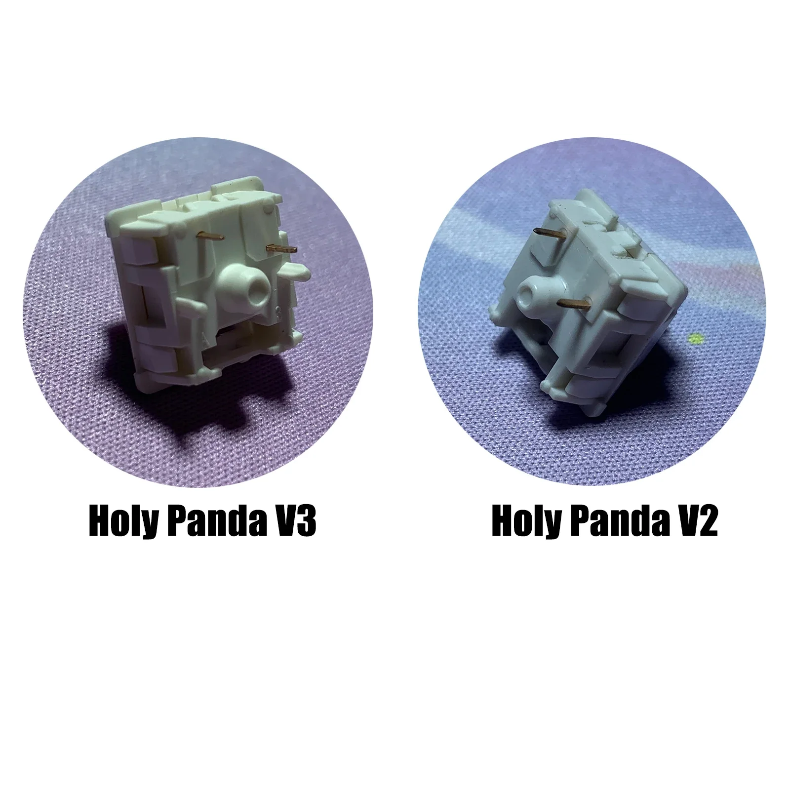 Keysland-holy Panda v3 Interruptores de Teclado Mecânico Cereja mx Tátil Hotswappable Acessórios de Substituição Personalizados 5pin - Imagem 2