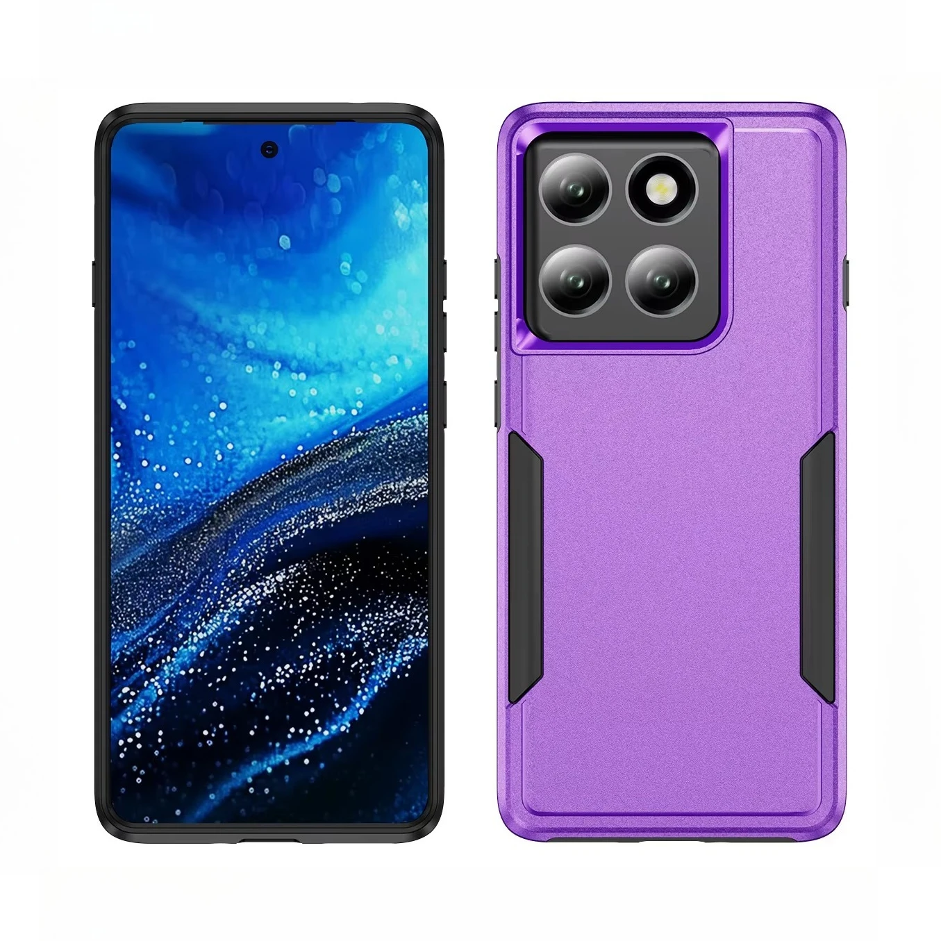 Durable Armor Shockproof Case with Hard PC+TPU Protection