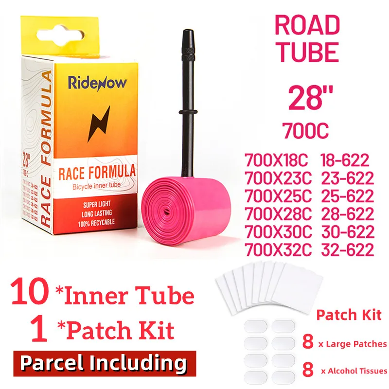 Bicycle Tube 700c Super Light Ridenow Inner Tube 700c Road Bicycle