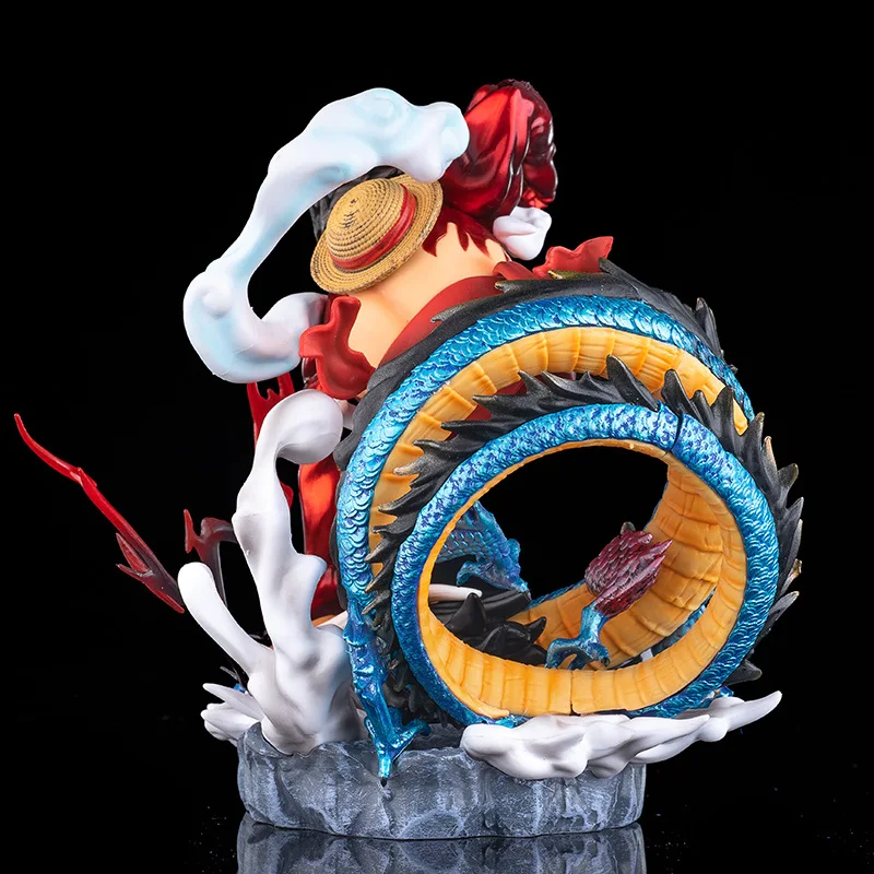 14cm One Piece Anime Figura Wano País Monkey D Luffy Vs Kaido Dragão Luta  Gk Luffy Pvc Tamanho Grande Figura de Ação Toy Model - AliExpress