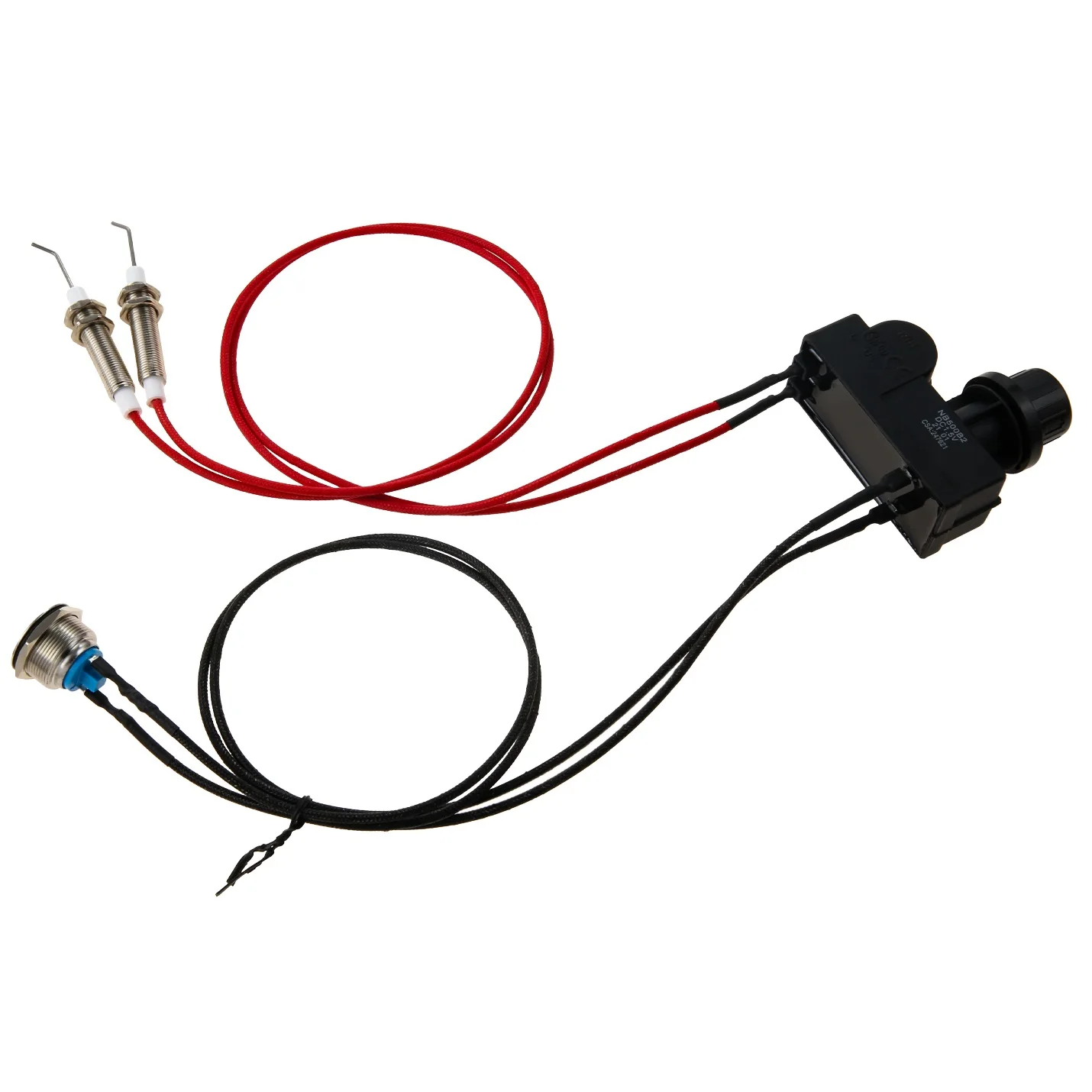 Universal Push Button Control Switch Automatic Ignition System AA Battery Type Ignitor Electrode Sparkers Kit Gas Grill igniter lighter