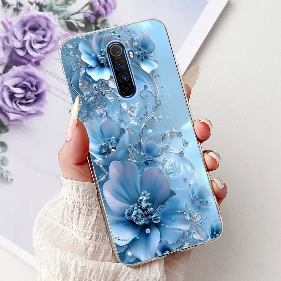 Fashion Flower Soft Silicone TPU Bumper Case - Enhanced Protection Cover