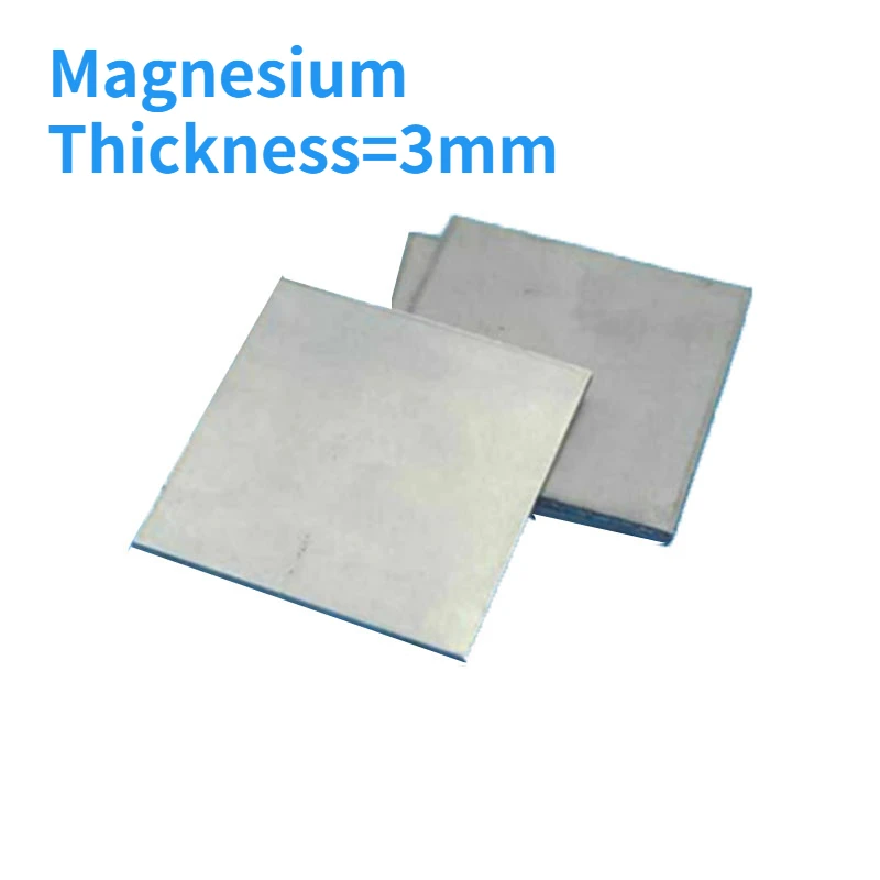 

1pcs AZ31B Magnesium Alloy Sheet Experimental Mg Plate Processing Zero Cutting 3mm Thickness 200×200mm