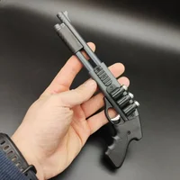 Rubber Band Gun Toys 8-Round Mini Shotgun Rifle Model Burst Small Spray Soft Bullet Gun Game Role Playing Tool 2