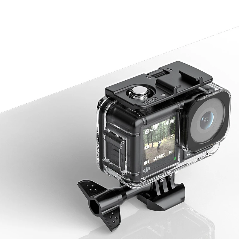 Caixa Impermeável de Mergulho para Dji Osmo Action Habitação Monte Shell Filtro de Água Vermelho Rosa Acessórios Dji Action3 45m - Image 5