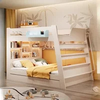 سرير بطابقين حديث للأطفال الشمال ، إطار غرفة المعيشة ، أثاث غرفة نوم الأطفال ، سرير الأطفال 6