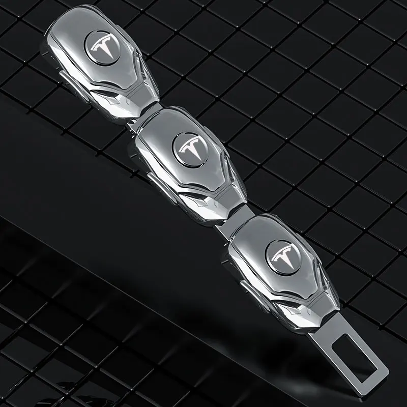 테슬라 모델 3 Y 모델 S 모델 X 차량용 안전벨트 연장 메탈 버클 보호 차량 부품 차량 내부 용품