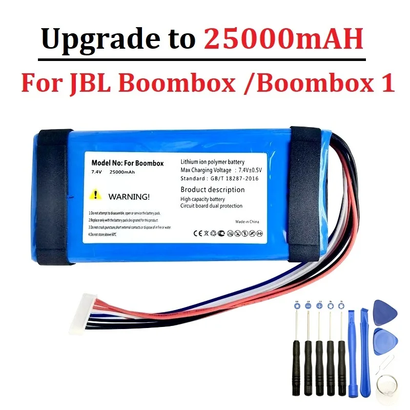 

For JBL Boombox Boombox 1 GSP0931134 01 25000mAh Li-ion Battery Boombox1 Boombox 1 Player Speaker Batteries