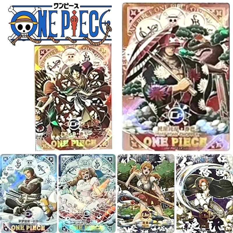 One Piece Ur Cp Card Trafalgar D. Water Law Portgas D Ace Shanks Rare Collection Card Christmas Birthday Gift Game Toys