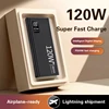 120W High Capacity Power Bank 50000mAh Fast Charger Portable Battery With Digital Display Powerbank For iPhone Samsung Xiaomi 6
