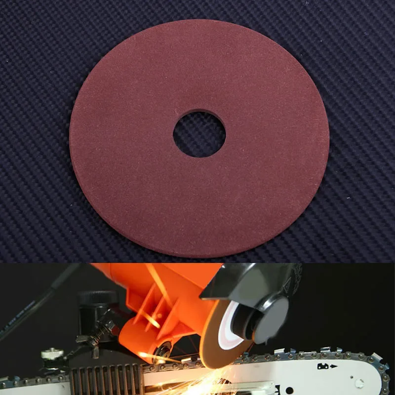 Electric Chainsaw Sharpener Diamond Grinding Wheel 105mm Edge Grinder Polishing Chain Saw Teeth 325 Pitch 3/8" Sharpener