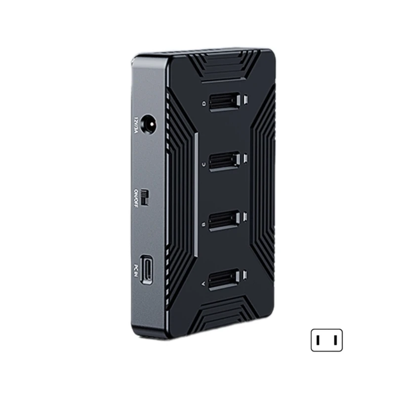 효율적인 NVMe 도킹 스테이션 열 방출 USB C에서 NVME 복사 오프라인 복제