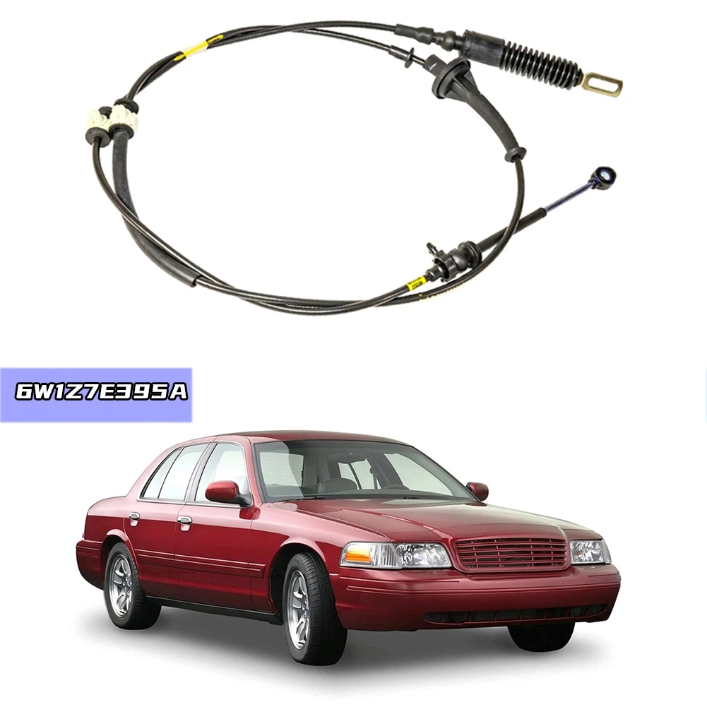 

1 PCS Automatic Shift Control Cable Shifter Shift Cable 6W1Z7E395A Black Metal+ABS For Ford Crown Victoria 2005-2011