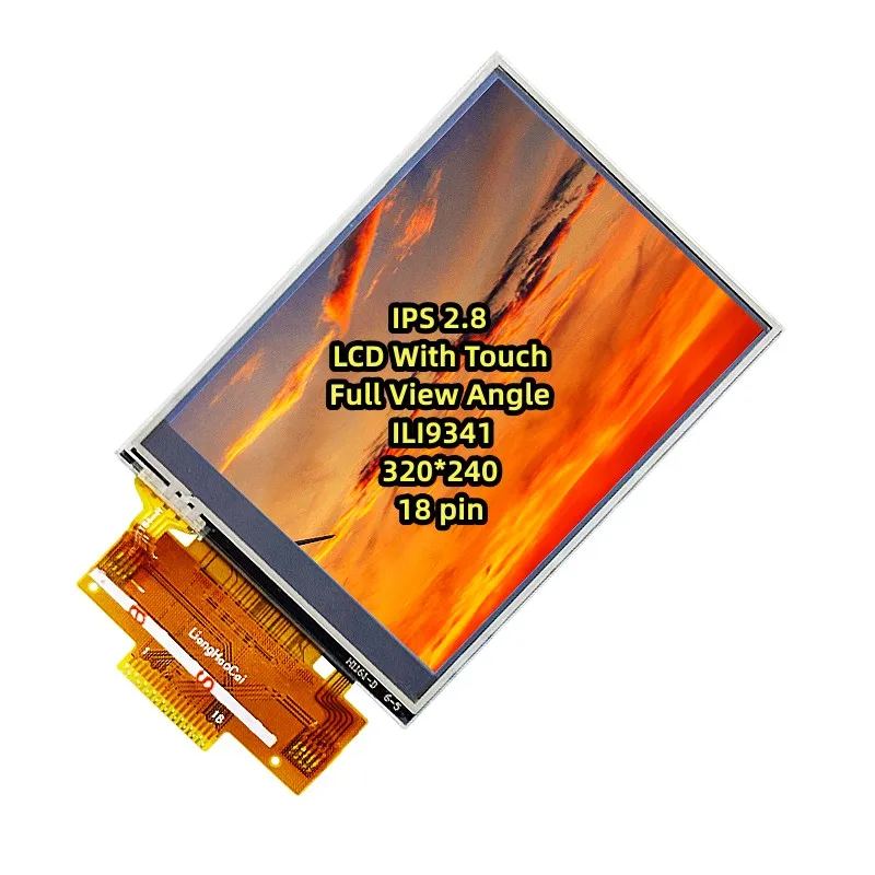 할인 IPS 2.8 인치 공장 DIY 전기 18 핀 LCD, 터치 풀 뷰 320*240 ..