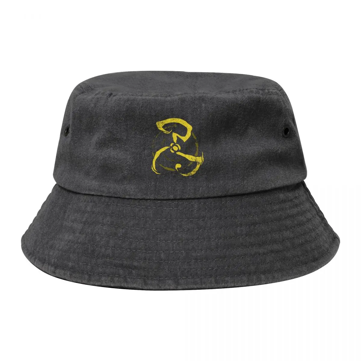 

Yellow Sign - King in Yellow Bucket Hat tea Hat Big Size Hat Girl'S Hats Men's