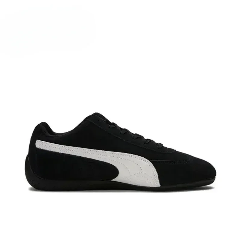Puma Speedcat Anti-Slip Hard-Wearing Men Women Running Shoes Comfortable Retro Black Sneakers 398846-01