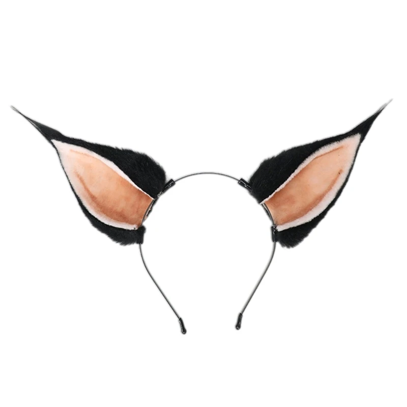 

Realistic Animal Ear Headband Anime Headband Masquerade Costume Headdress Female Cosplay Dress Up Headwear Accessories