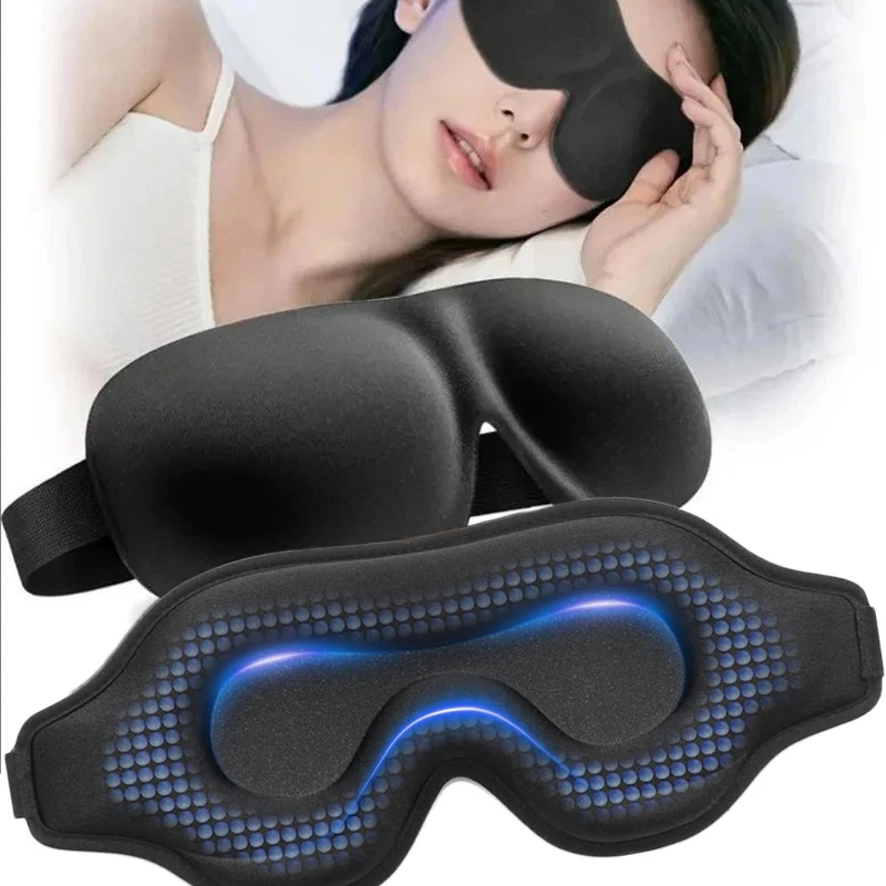 3D Contoured Sleep Eye Mask - Concave Molded Blindfold