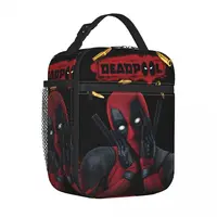 Deadpools Film Insulated Lunch Bag Thermal Bag Meal Container High Capacity Lunch Box Tote Men Women College Picnic 1