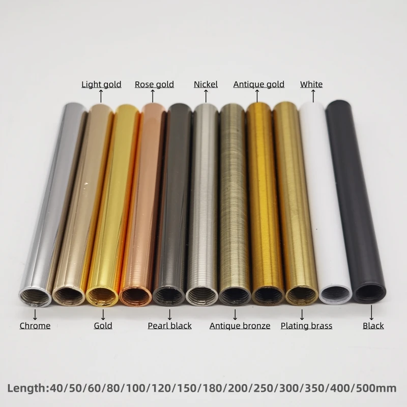 Table Lamp Led Lamp Accessories Desk lamp 11.5MM electroplated spray painted inner teeth tube hollow screw lighting hardware accessories DIY repair and assembly