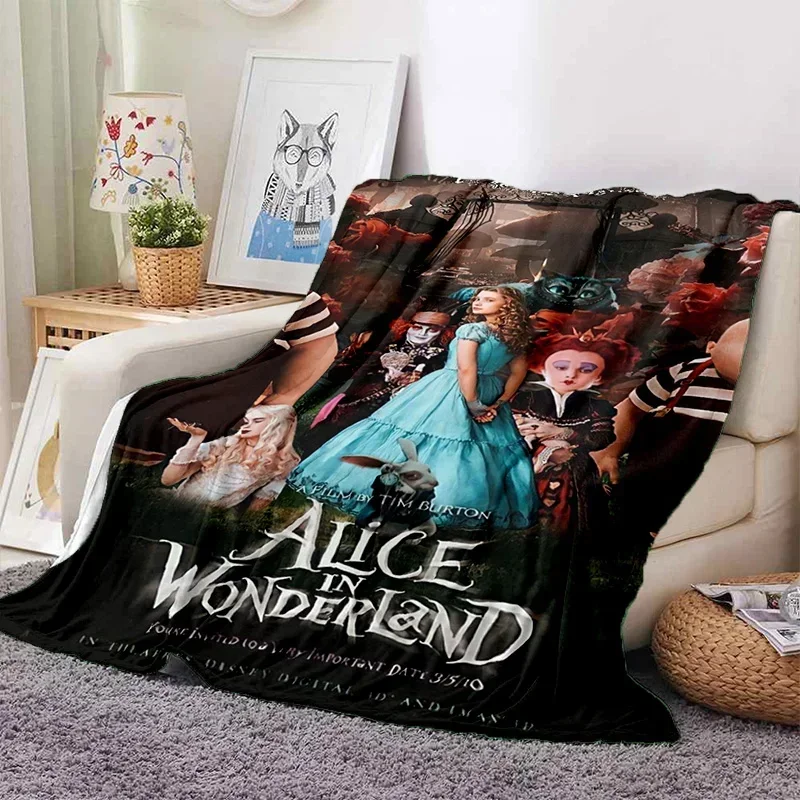 Cartoon 29 Style Alice in Wonderland Cheshire Cat Soft Flannel Blanket for Bed Bedroom Sofa Picnic,Throw Blanket for Outdoors 3D 4
