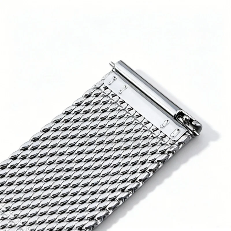 Premium Quick Release Milanese Stainless Steel Watch Strap Replacement - Sleek 1mm Design