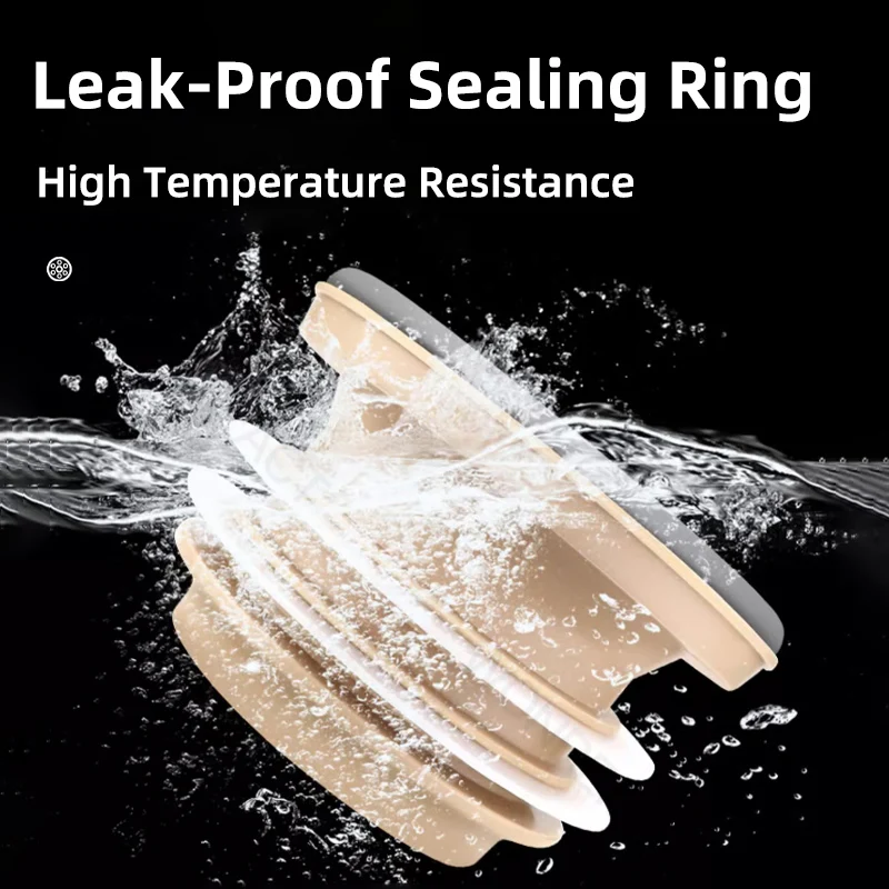 Toilet Flange Seal Ring Odor Leakage Protection Silicone Toilet Seal Ring Universal Kit Quick Installation toilet flange ring