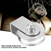 Pulley Wheel Sturdy Professional Pulley Block Load 0.3Tons Single Pulley Block Heavy Duty Rotating Pulley Roller Lifting 5