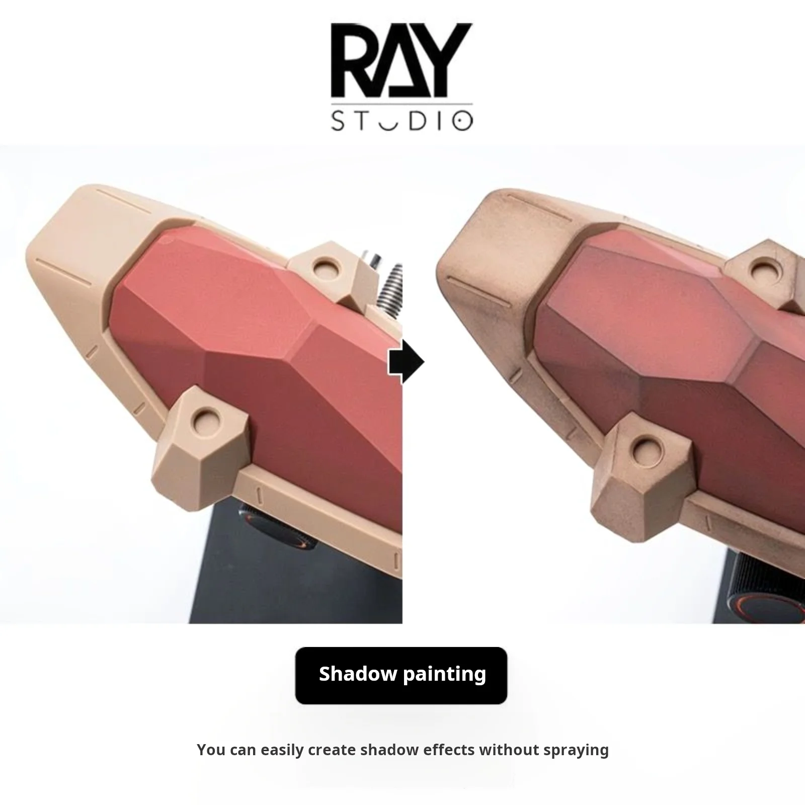 RAYSTUDIO 건담 밀리터리 모델 피규어 웨더링 키트 핸드 페인팅 플랫 코팅 피규어 채색 용품