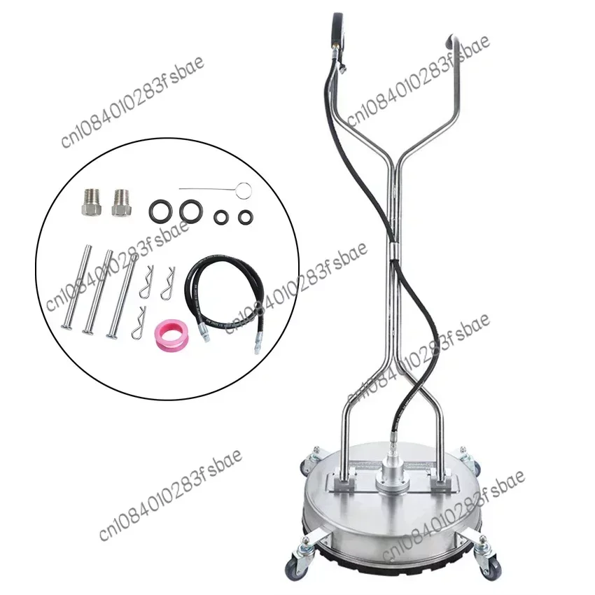 

20 Inch Flat Surface Cleaner 2/3 Nozzle Stainless Steel 5000PSI High Pressure Washer Rotating Flat Surface Cleaning Machine