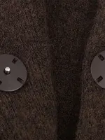 TFAFXY Women Knitted Cardigan 2025 Autumn Artificial fur spliced Long Sleeve Single Breasted Loose Sweater Female Top Y2K - Image 4