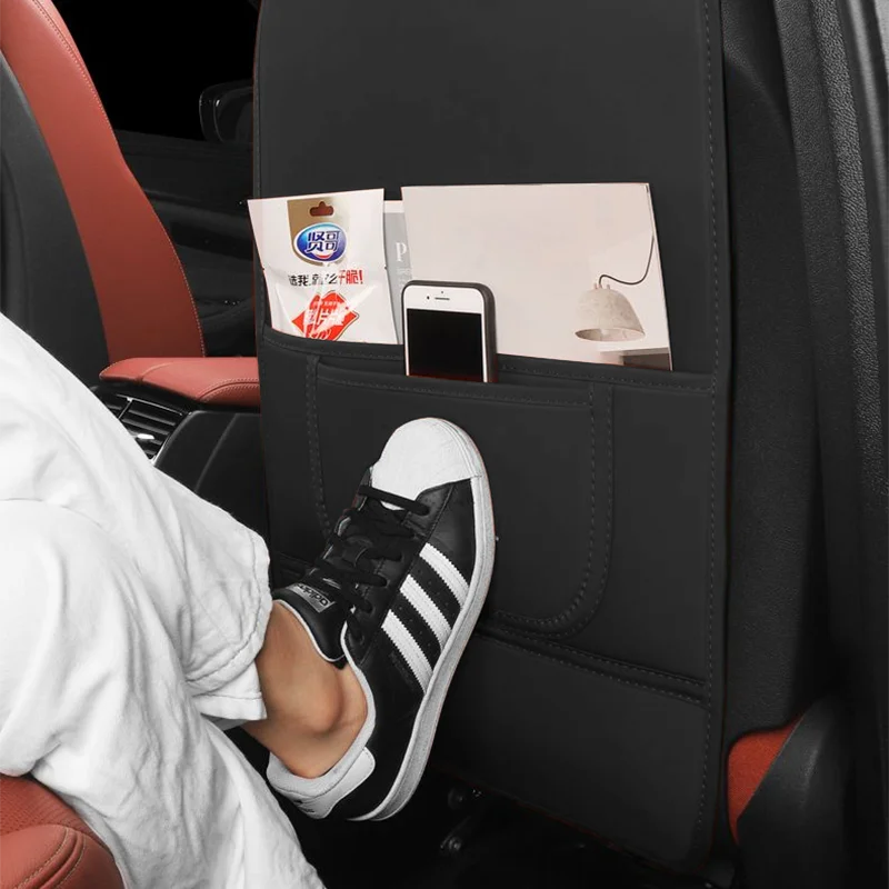 Leather Car Seatback Protector Pad for Fiat 500 500C 2012 500X