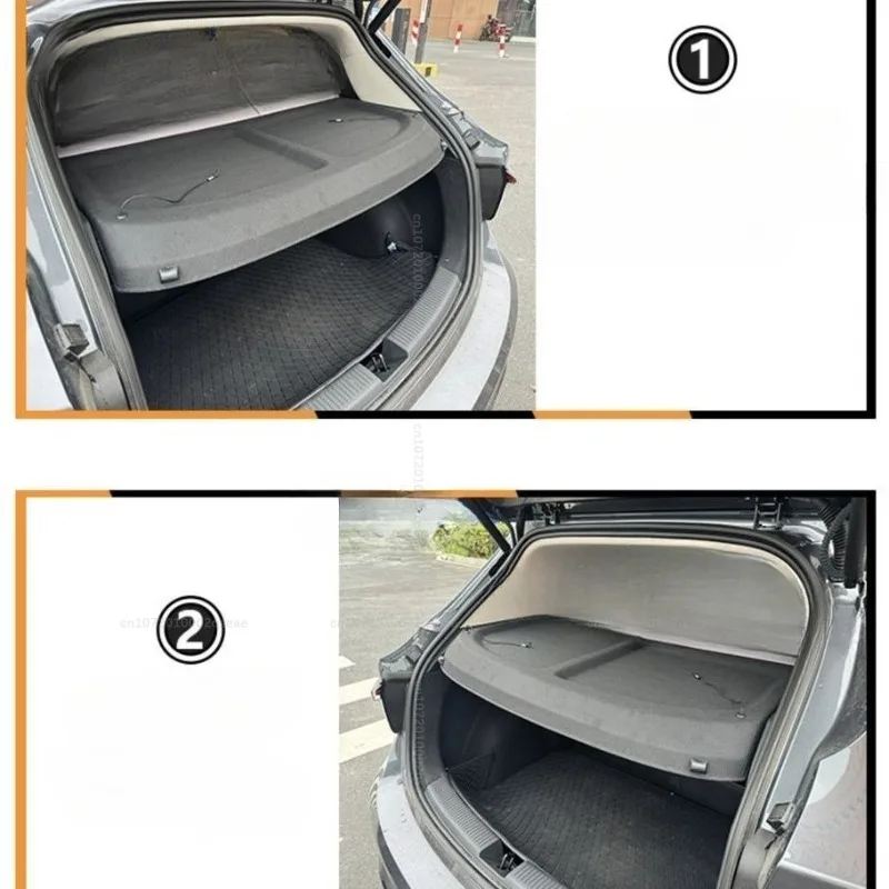 MG4 EV 2026용 접이식 트렁크 카고 커버, 택배 선반, 프라이버시 보호, 엿보기 방지, 내마모성, 인테리어 액세서리