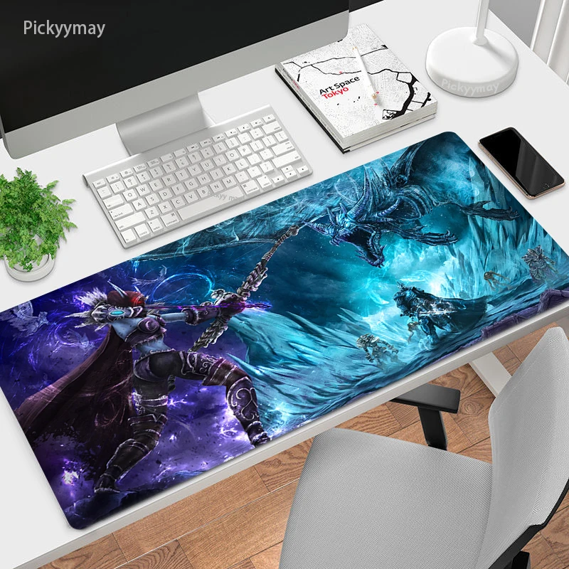 World Of Warcraft Mouse Pad Computer Laptop Mouse Mat Large Mousepad Keyboards Table Carpet Gaming Desk Play Mats Locking Edge