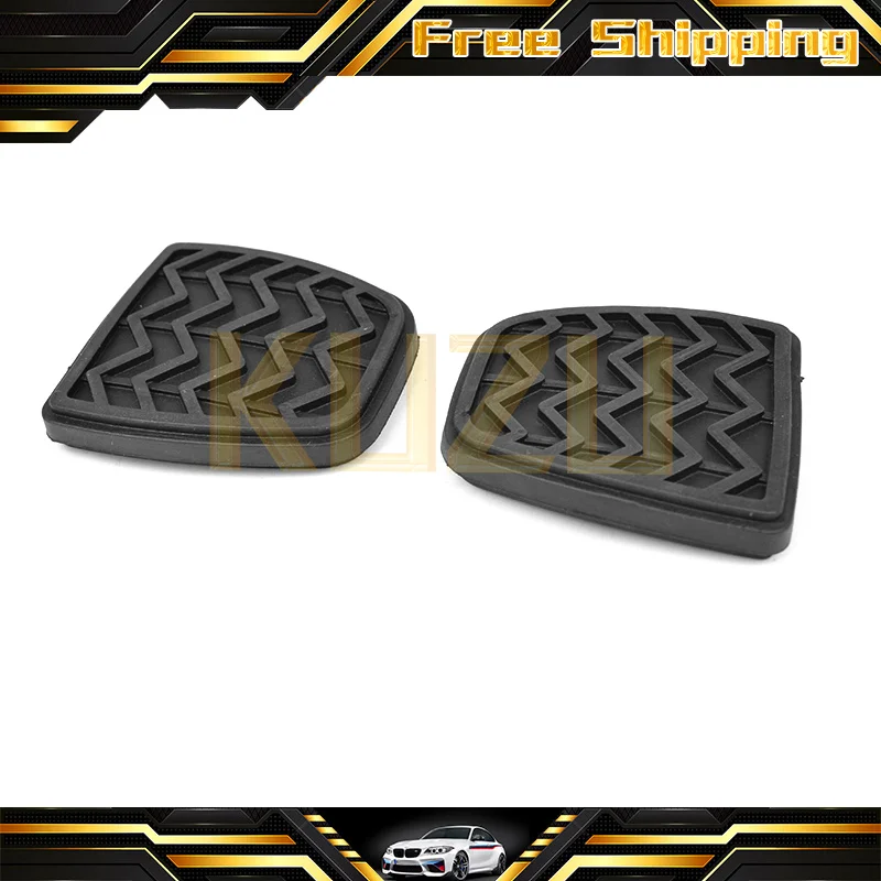 2PC Clutch Brake Pedal Pad Rubber For Toyota Camry Hilux Vigo car pedals,pedal cover