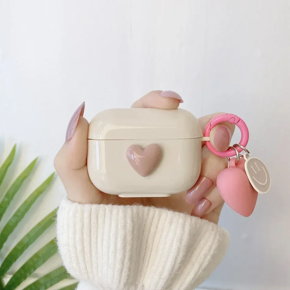 fundas for airpods Pro 2 case lovely love chain Earphone Cases airpods 2 / air pods 3 silicone hearphone Cover air pods pro 2