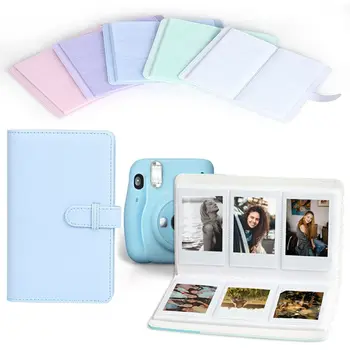 108 pochettes Album Photo Film appareil Photo 3 pouces papier Photo mallette de rangement en cuir PU livre de Collection de timbres pour Fujifilm Instax Mini 12 1
