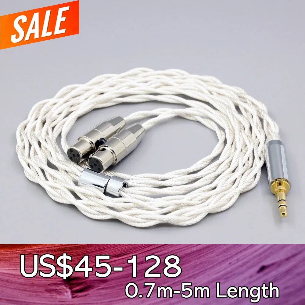 Il Grafene 7N Occ Placcato Argento Type2 Cavo Del Trasduttore Auricolare Per Audeze Lcd-3 Lcd-2 Lcd-X Lcd-Xc Lcd-4Z Lcd-Mx4 Lcd-Gx Lcd-24 Ln008141