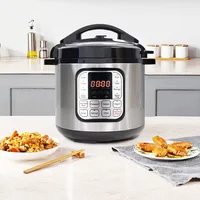 6L Multifunction Electric Pressure Cookers Soup Porridge Heating Meal Heater Kitchen Stainless Steel Multicooker Rice Cooker 2