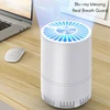 Air Purifier Home Auto Smoke Detector Hepa Filter Car Air Purifier USB Cable Low Noise With Night Light Desktop 4