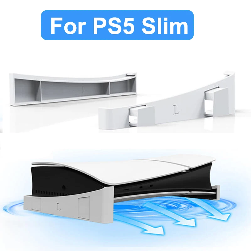 Per Ps5 Slim Console Supporto Orizzontale Supporto Supporto Base Di Raffreddamento Staffa Di Supporto Per Ps5 Disco Sottile E Accessori Per Versioni D