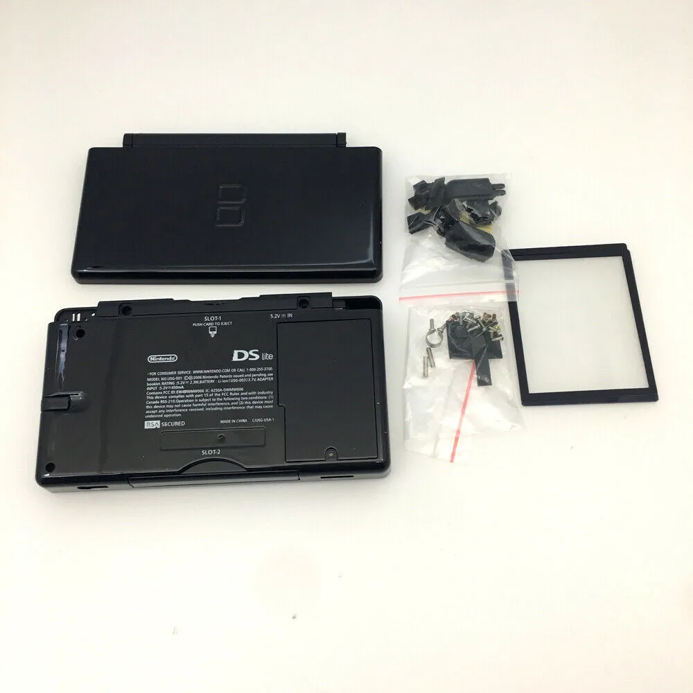 Replacement Full Housing Shell Case Buttons + Screwdriver Tool Kit for DS Lite NDSL Shell
