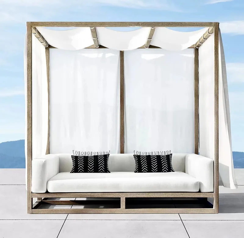 

The product can be customized.Factory Direct New Outdoor Courtyard Garden Big Bed Hotel Terrace Leisure Creative Pool Beach Loun