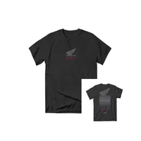 Honda hommes et femmes T-shirt été à la mode marque T-shirt Honda Offset à manches courtes printemps et automne moto cyclisme haut 4