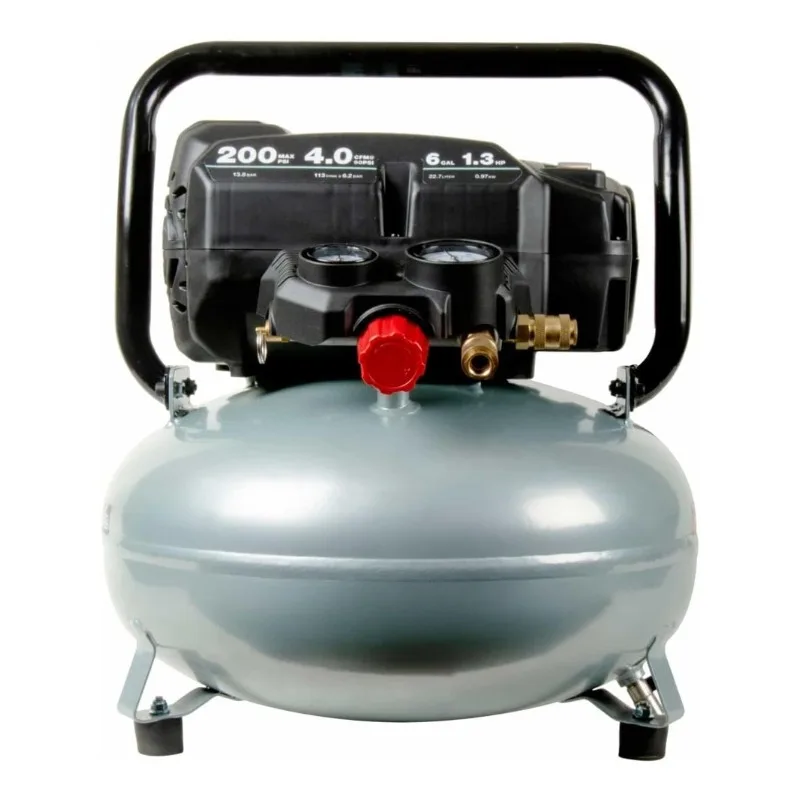 

THE TANK™, Portable Air Compressor 200 PSI, 6 Gallon Air Compressor, Pancake Air Compressor, Versatile for Use with Framing